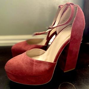 💗✨Size 10 retro chunky 70s platform heels